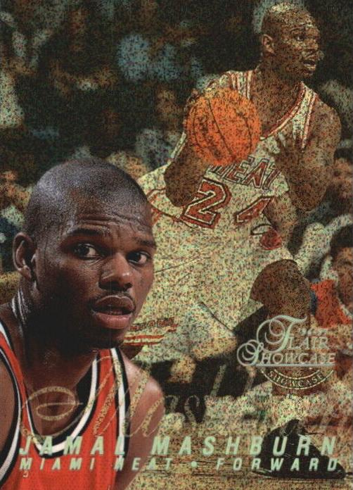 1996 Flair Showcase Basketball Row 0 Jamal Mashburn #90 PSA 9