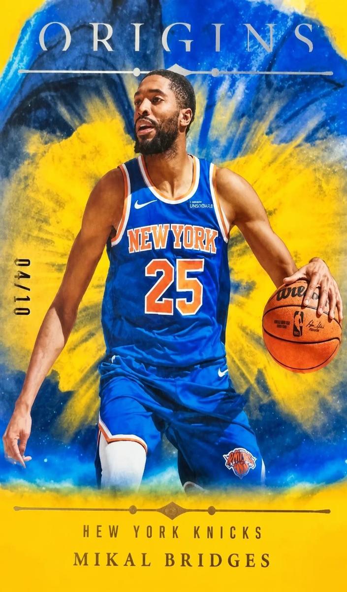 2024 Panini Origins Basketball Gold Mikal Bridges #9