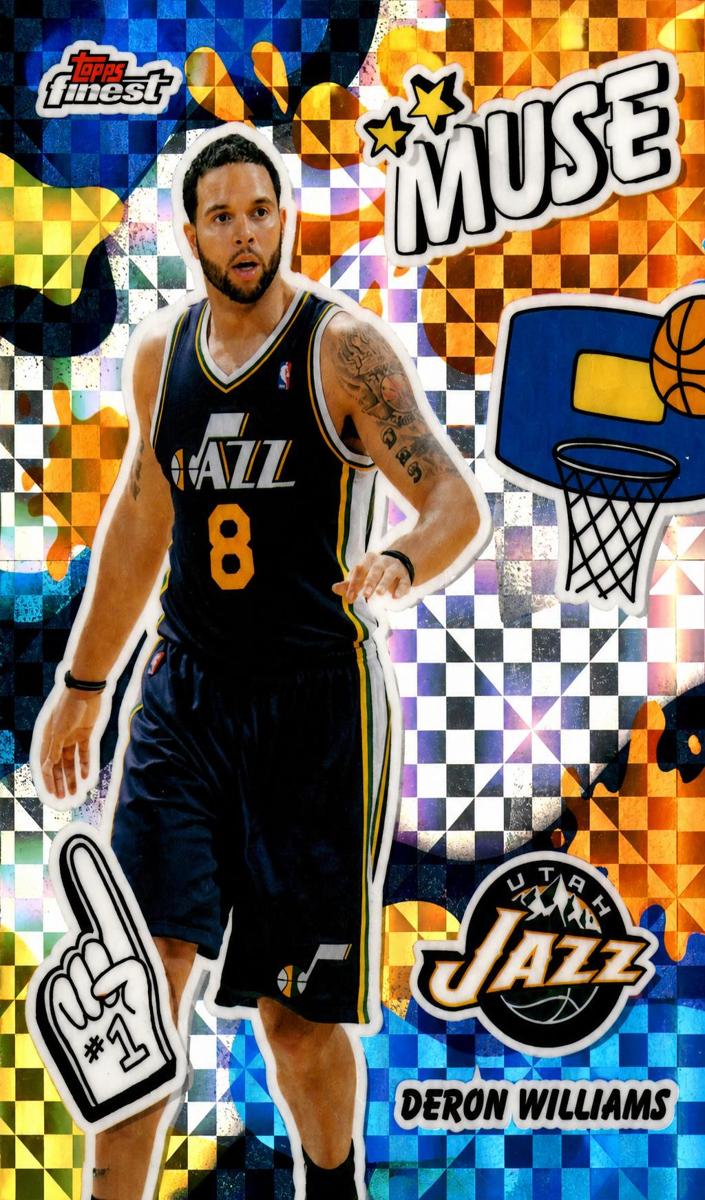 2025 Topps Finest Basketball X-Fractor Deron Williams #M-24
