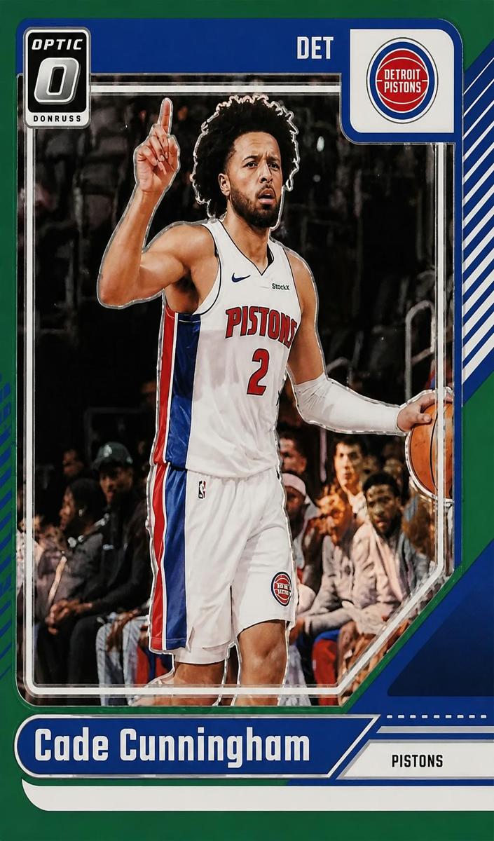 2024 Donruss Optic Basketball Hyper Green Cade Cunningham #26