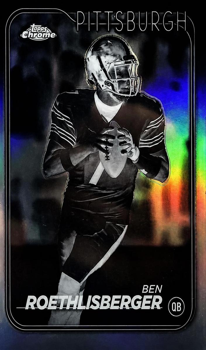 2024 Topps Chrome Football Negative Refractor Ben Roethlisberger #81 PSA 10