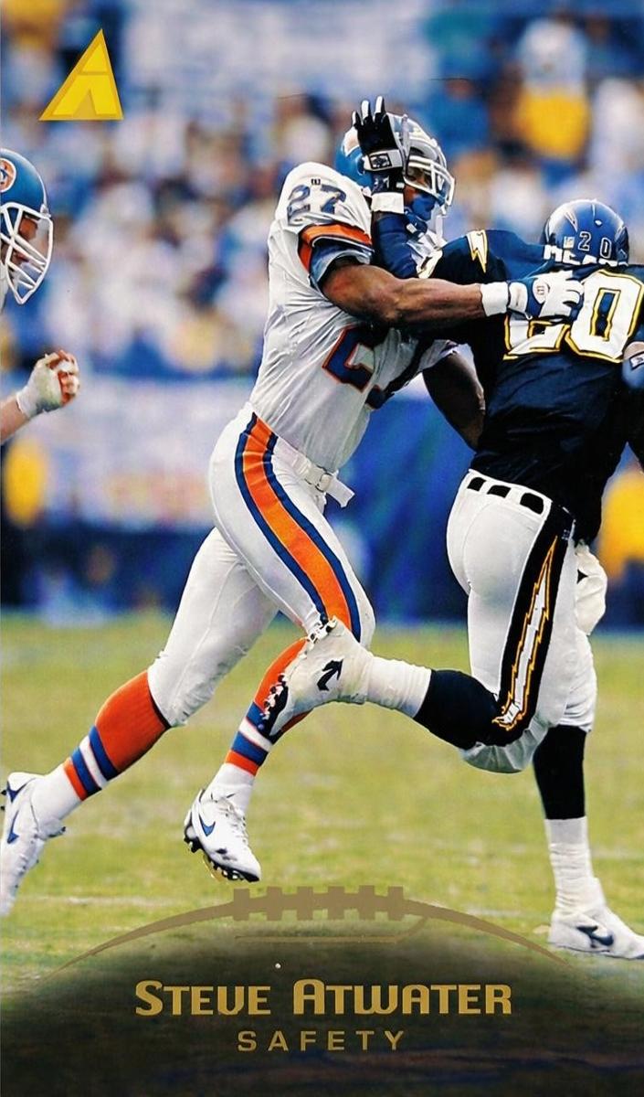 1995 Pinnacle Football Steve Atwater #168