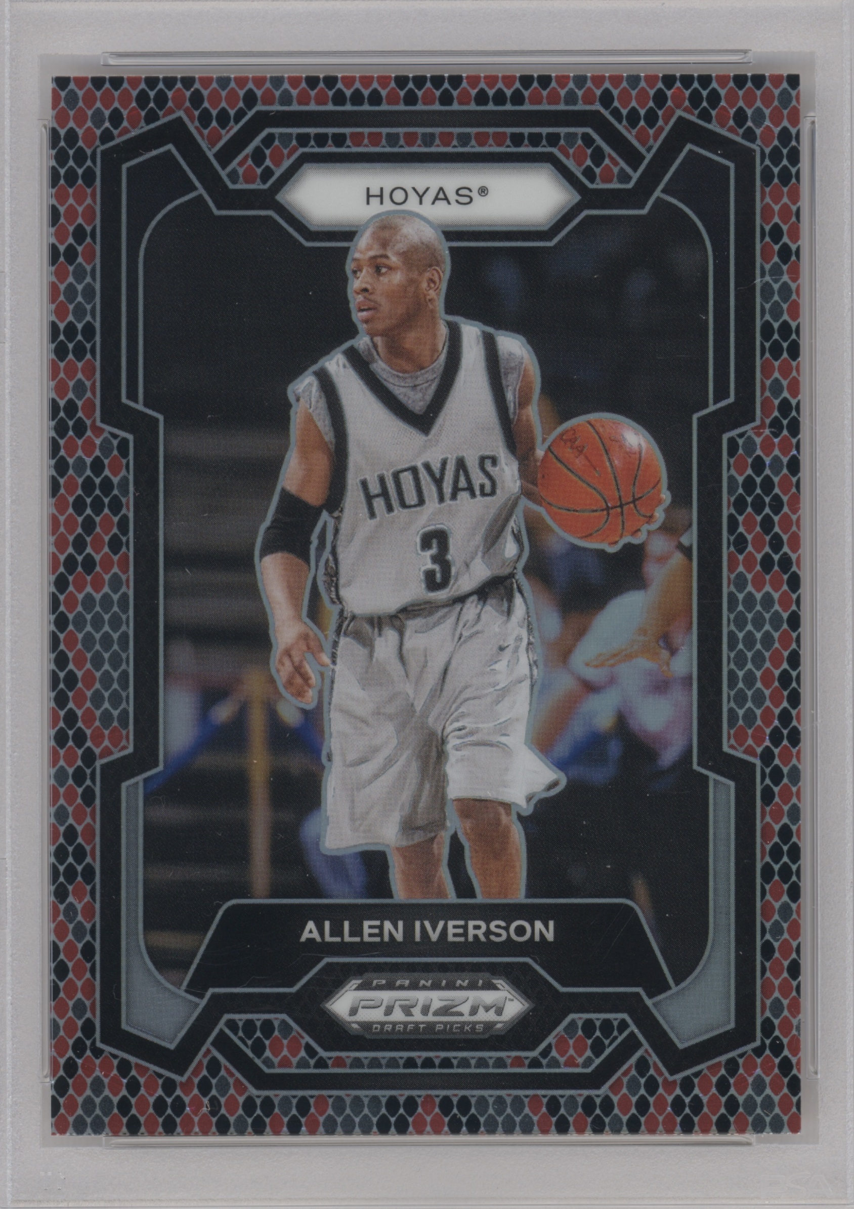 2024 Panini Prizm Draft Picks Basketball Snakeskin Allen Iverson #33 SGC 9.5
