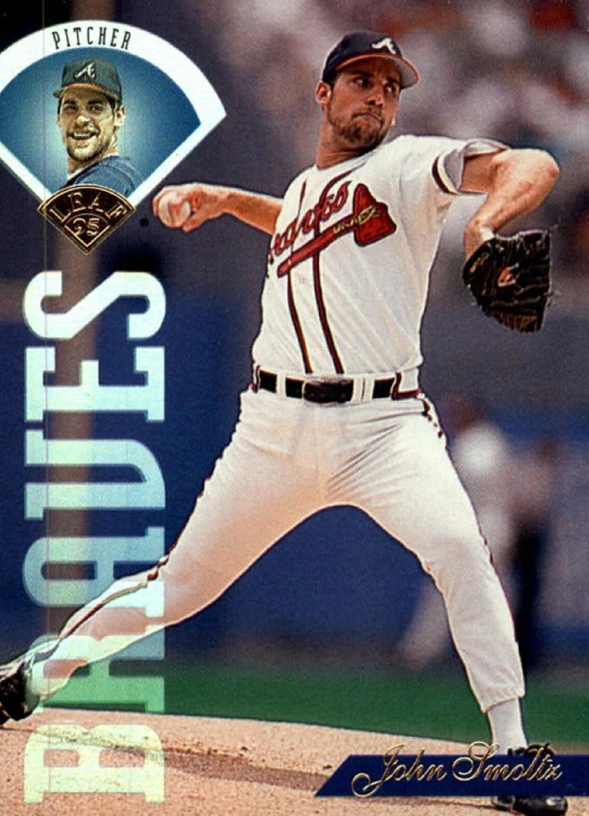 1995 Leaf Baseball John Smoltz #18 PSA 8.5