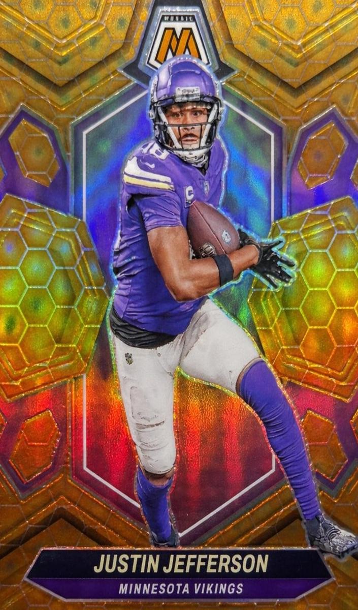 2024 Panini Mosaic Football Honeycomb Justin Jefferson #143 PSA 7.5