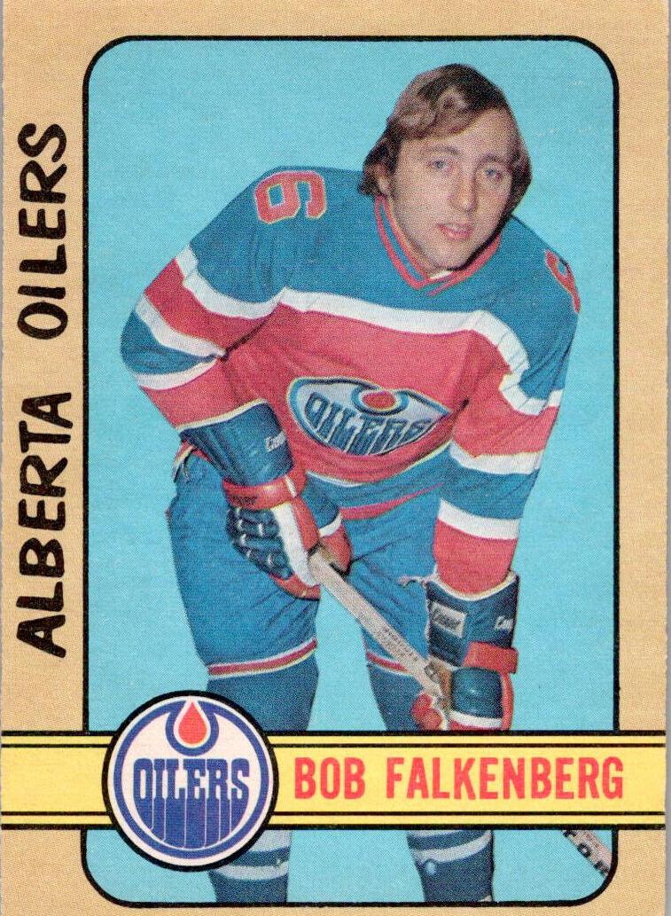 1972 O-Pee-Chee Hockey Bob Falkenberg #310 PSA 8