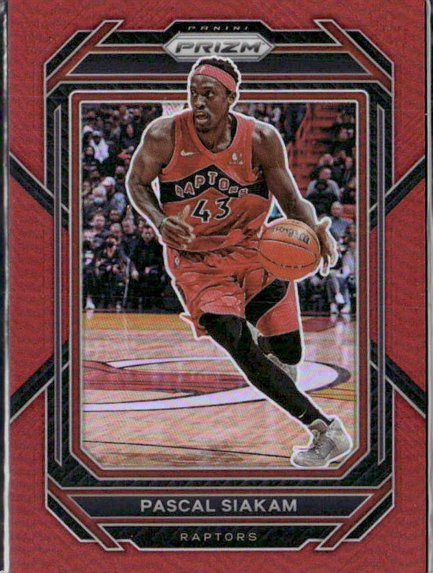 2022 Panini Prizm Basketball Red Pascal Siakam #29