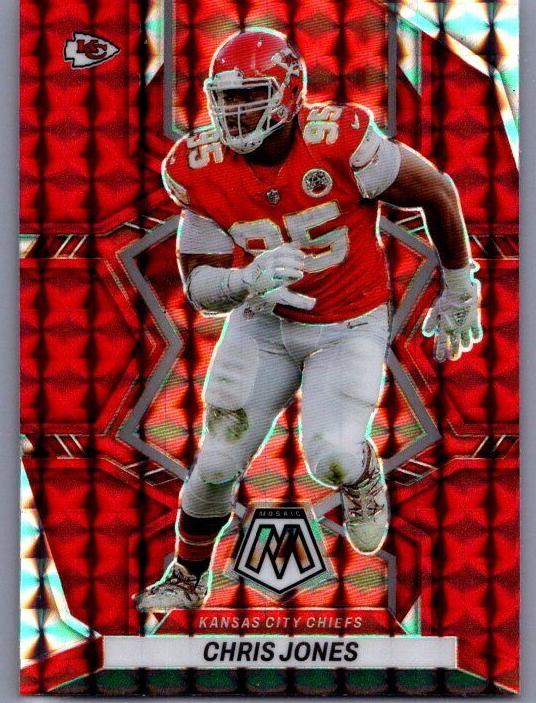 2022 Panini Mosaic Football Red Chris Jones #99