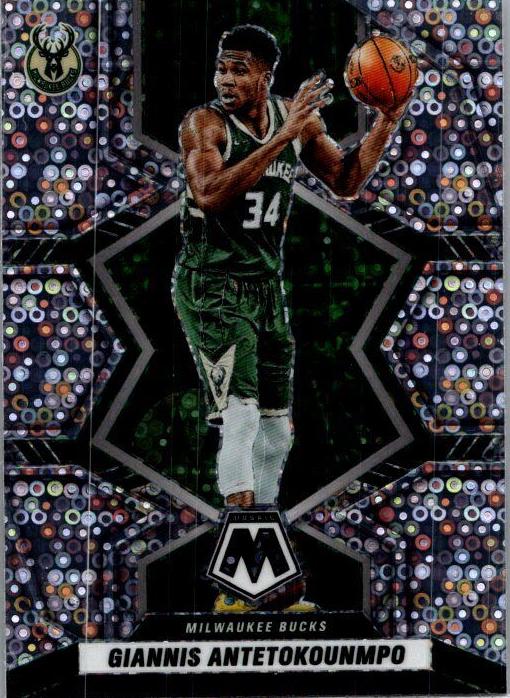 2021 Panini Mosaic Basketball Fast Break Silver Giannis Antetokounmpo #98