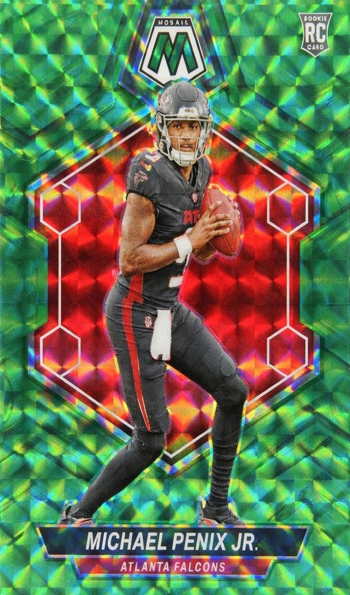 2024 Panini Mosaic Football Green Michael Penix Jr. #308 PSA 9