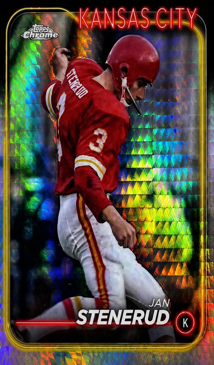 2024 Topps Chrome Football Prism Refractor Jan Stenerud #98