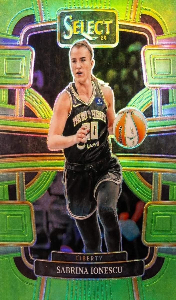 2024 Panini Select WNBA Basketball Neon Green Sabrina Ionescu #63