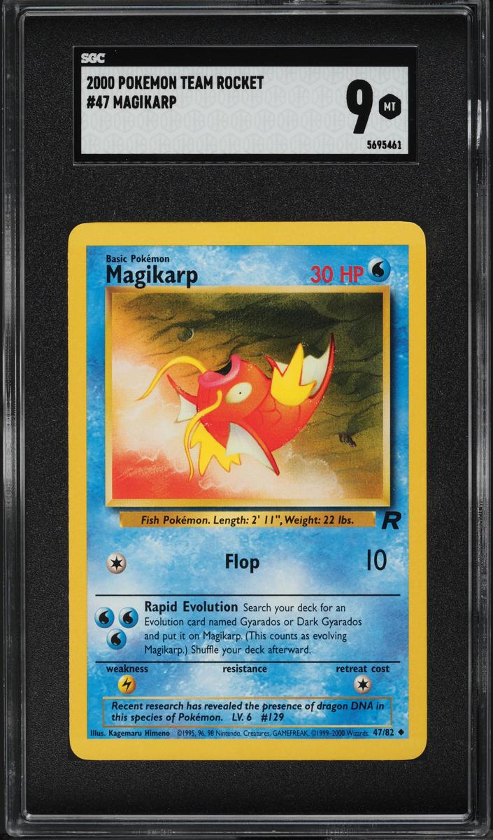 2000 Pokemon Team Rocket Magikarp #47