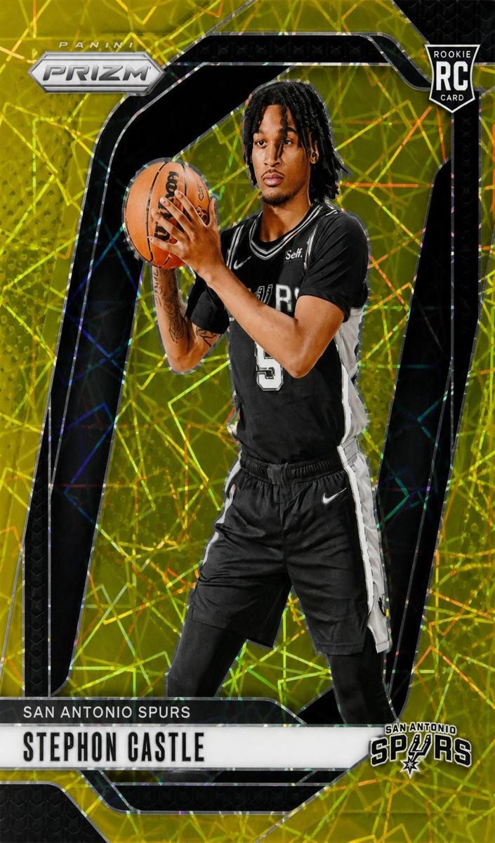 2024 Panini Prizm Basketball Gold Lazer Stephon Castle #234
