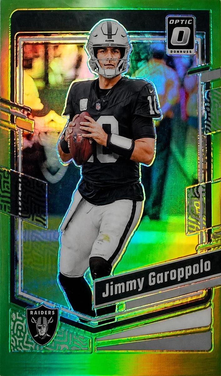 2023 Donruss Optic Football Lime Green Jimmy Garoppolo #98