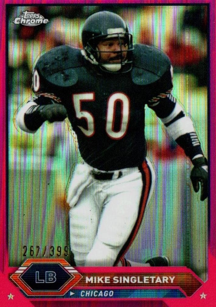 2023 Topps Composite Football Pink Refractor Mike Singletary #25