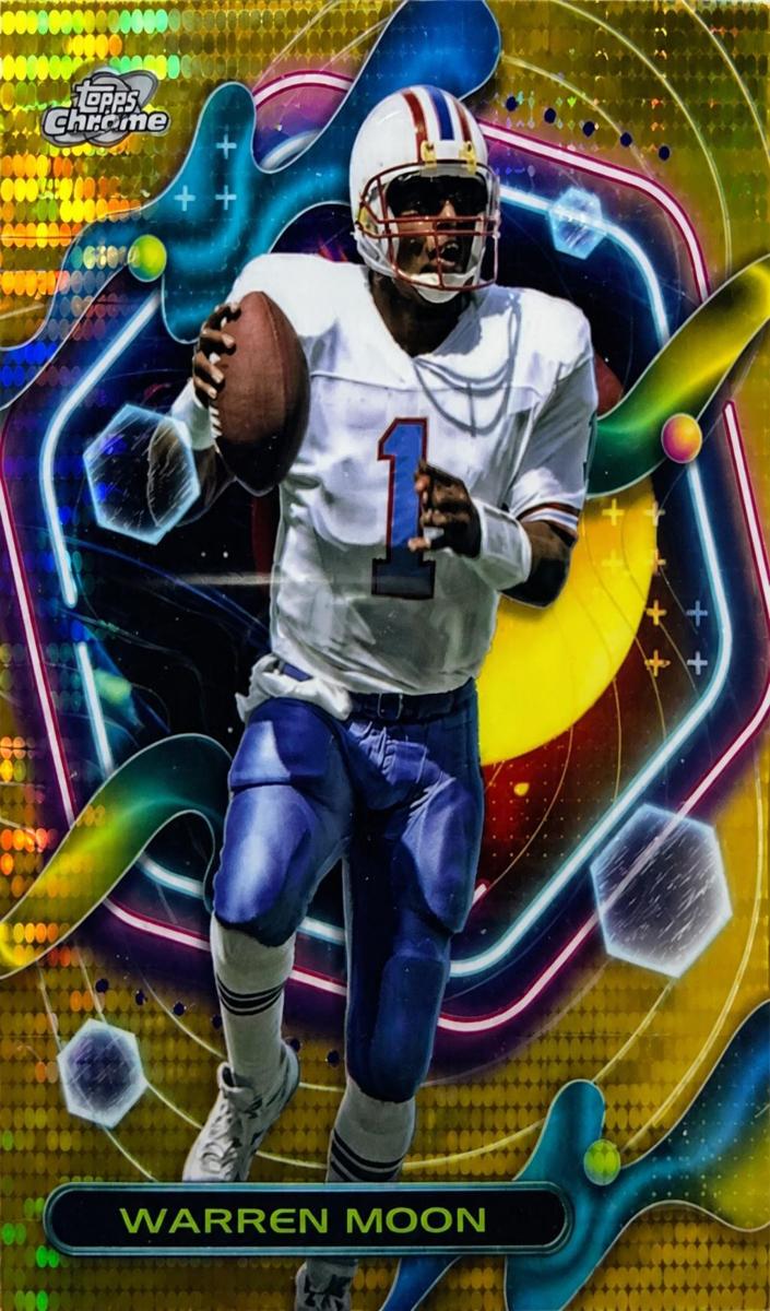 2023 Topps Composite Football Gold Interstellar Warren Moon #271 PSA 10
