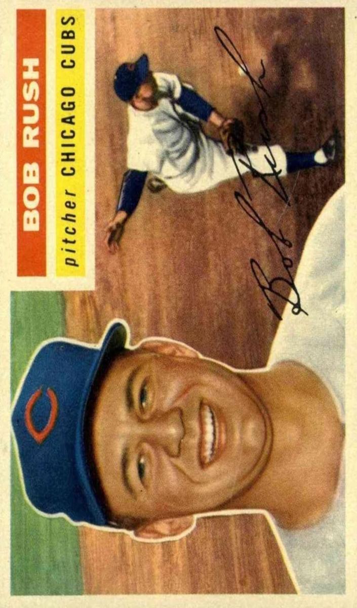 1956 Topps Baseball Bob Rush #214 PSA 7