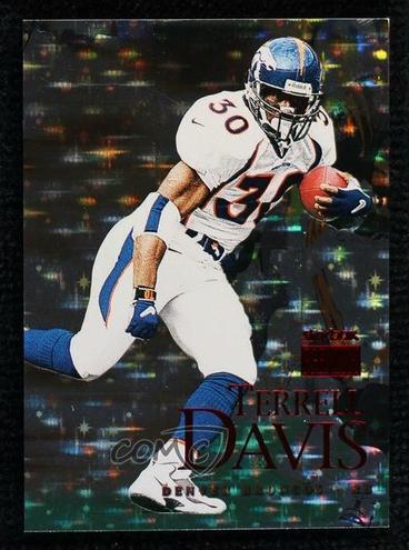 1999 Skybox Premium Football Star Rubies Terrell Davis #83
