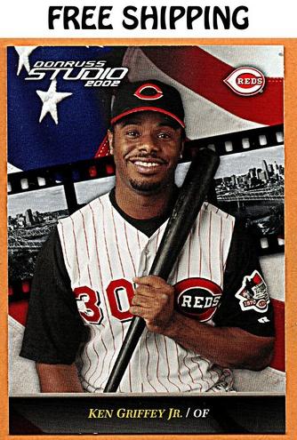 2002 Donruss Studio Baseball Ken Griffey Jr. #122 PSA 10