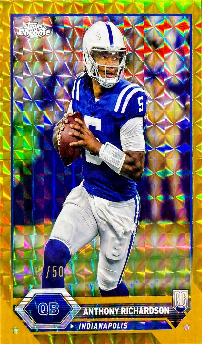 2023 Topps Composite Football Geometric Gold Anthony Richardson #3