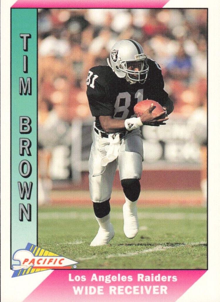 1991 Pacific Football Tim Brown #228