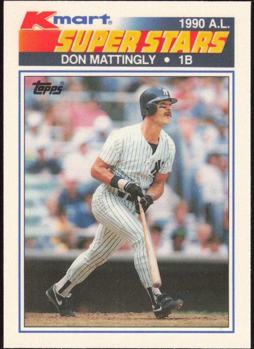 1990 Topps Kmart Super Stars Baseball Don Mattingly #17