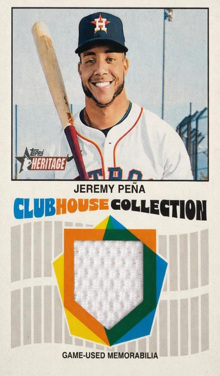 2026 Topps Heritage Baseball Jeremy Pena #CCR-JP