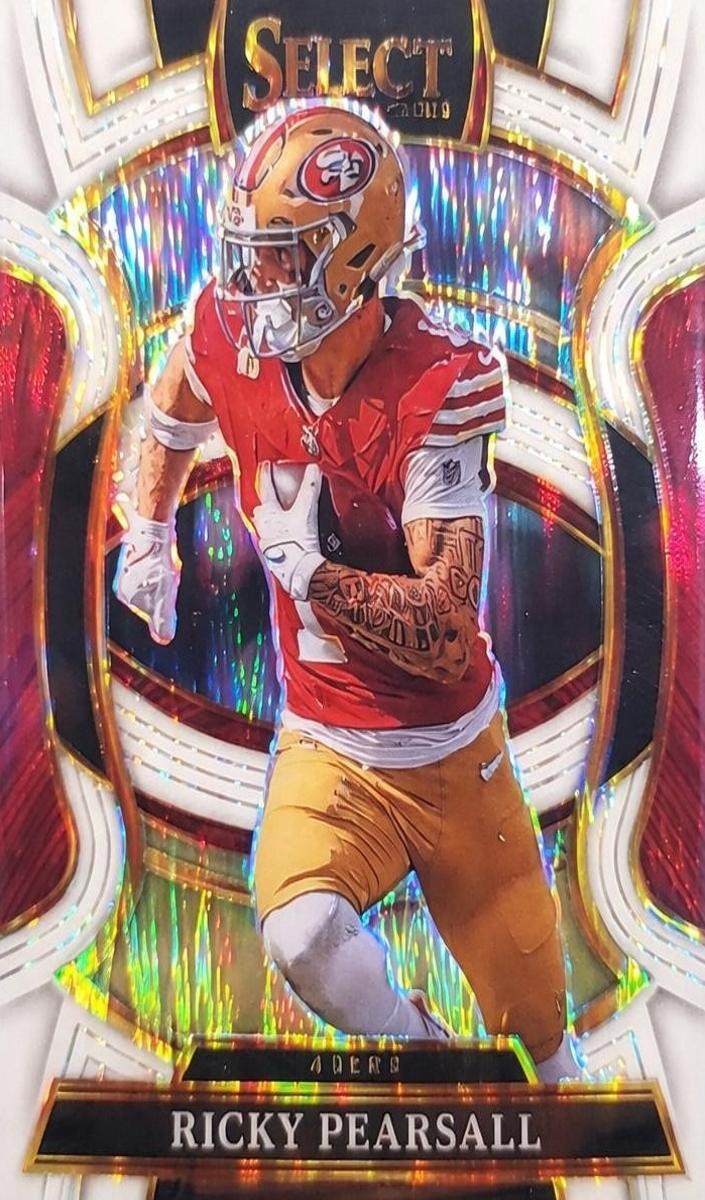 2025 Panini Select Football White Shock Ricky Pearsall #16
