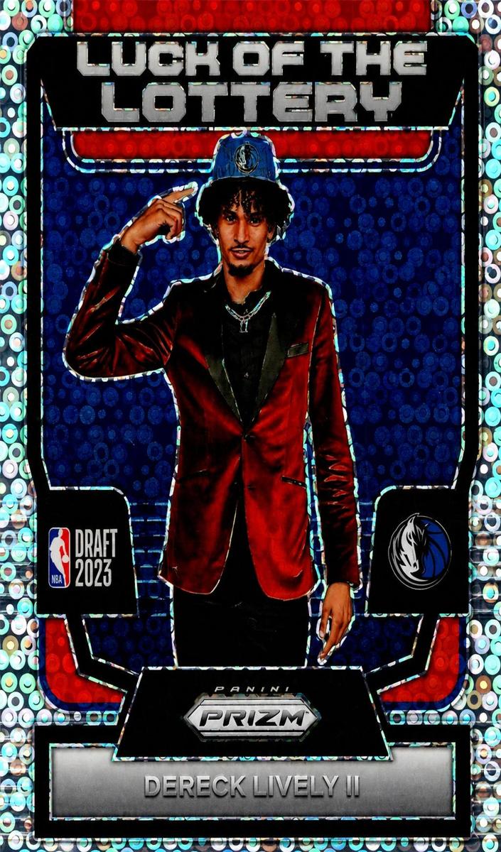 2023 Panini Prizm Basketball Fast Break Dereck Lively II #8 PSA 9