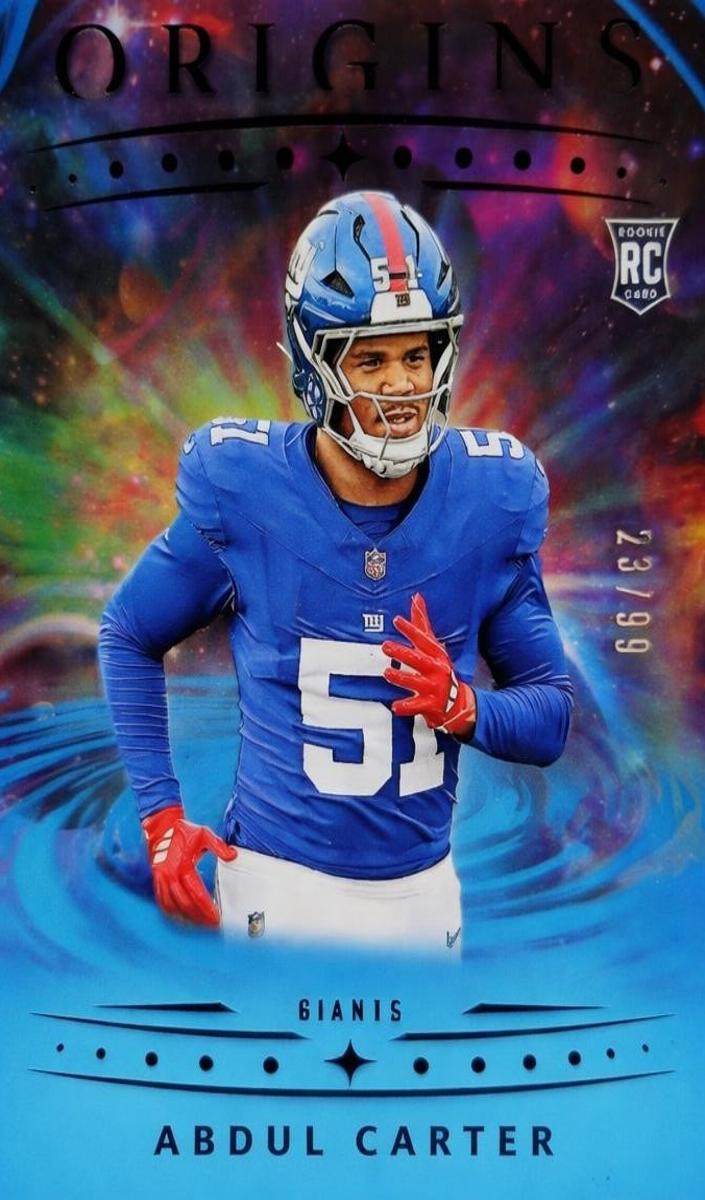 2025 Panini Origins Football Blue Abdul Carter #112 PSA 9
