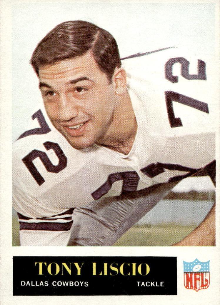 1965 Philadelphia Football Tony Liscio #48 PSA 7.5