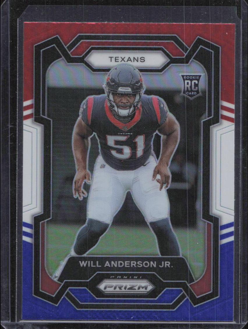 2023 Panini Prizm Football Red White Blue Will Anderson Jr. #342