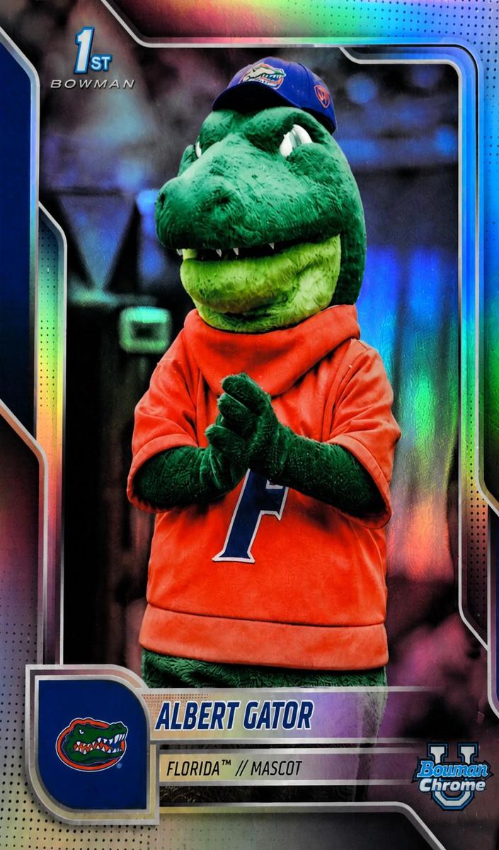 2025 Bowman Chrome University Football Albert Gator #BCM-5 PSA 9