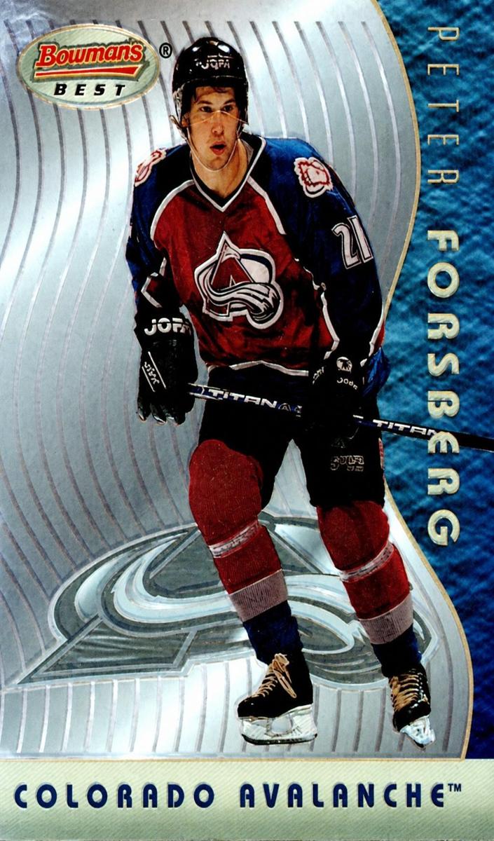 1995 Bowman's Best Hockey Refractor Peter Forsberg #BB1