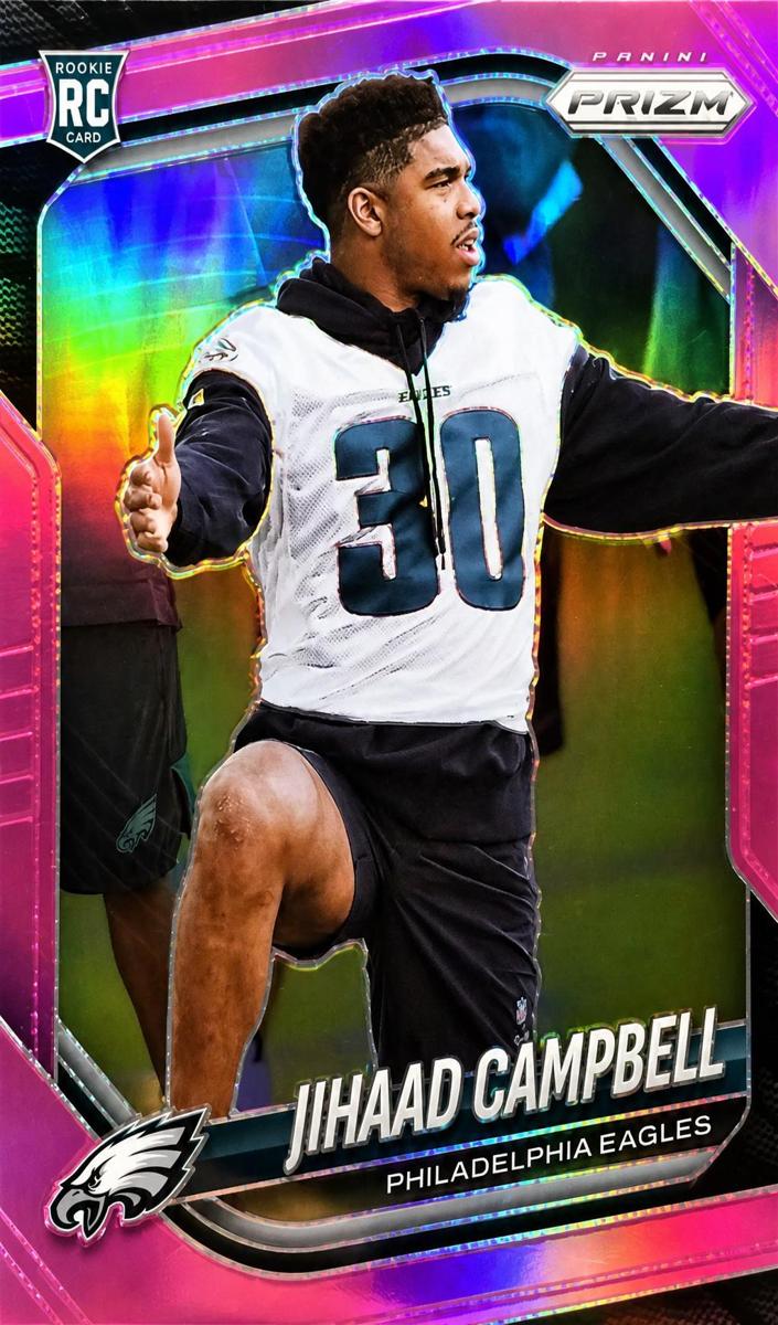 2025 Panini Prizm Football Pink Jihaad Campbell #334
