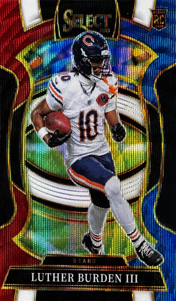 2025 Panini Select Football Tri-Color Luther Burden III #72