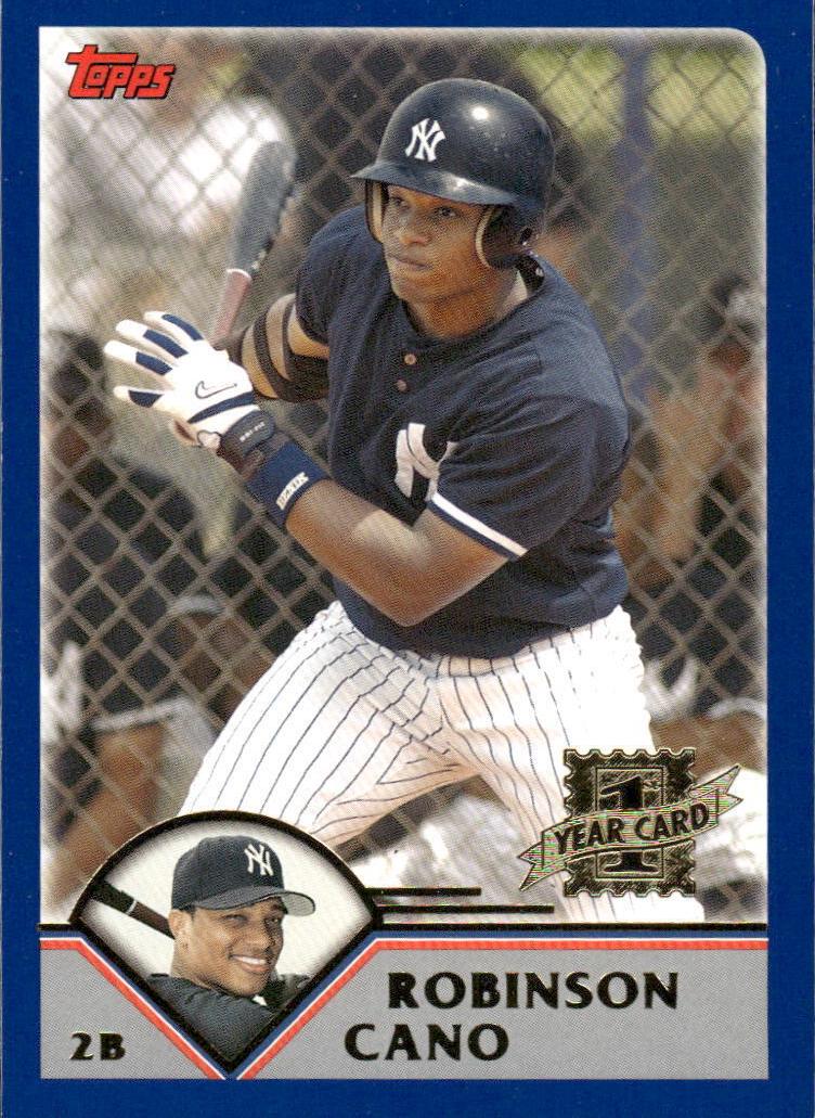 2003 Topps Traded Baseball Robinson Cano #T200 PSA 9