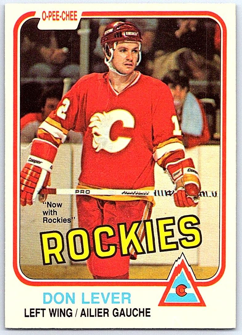 1981 O-Pee-Chee Hockey Don Lever #45