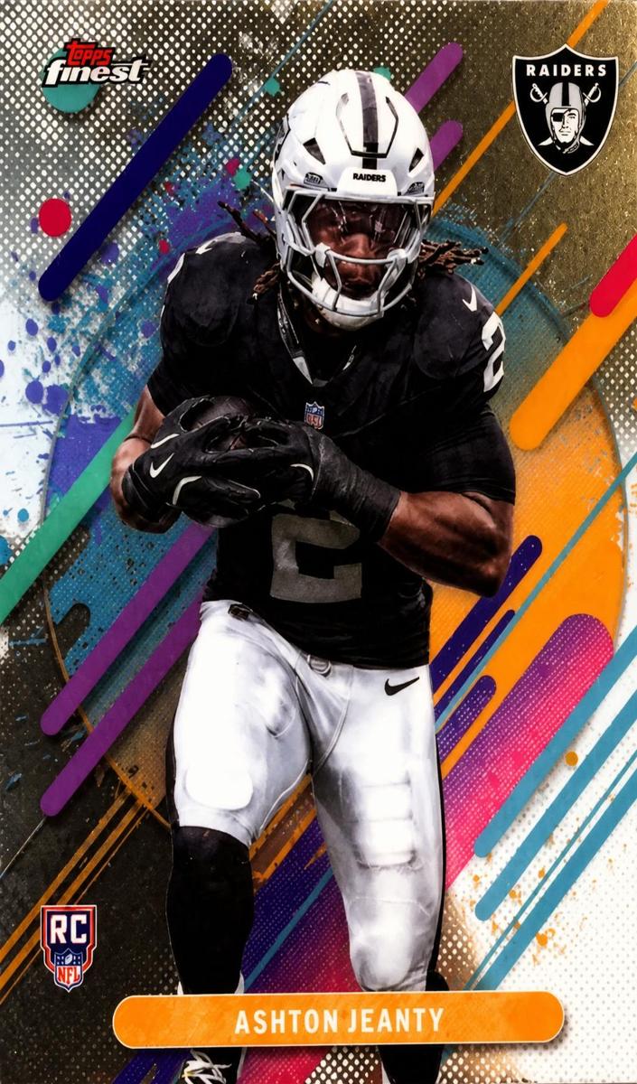 2025 Topps Finest Football Ashton Jeanty #207