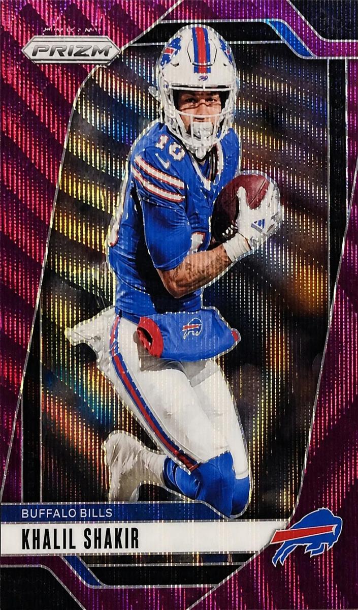 2024 Panini Prizm Football Purple Wave Khalil Shakir #31