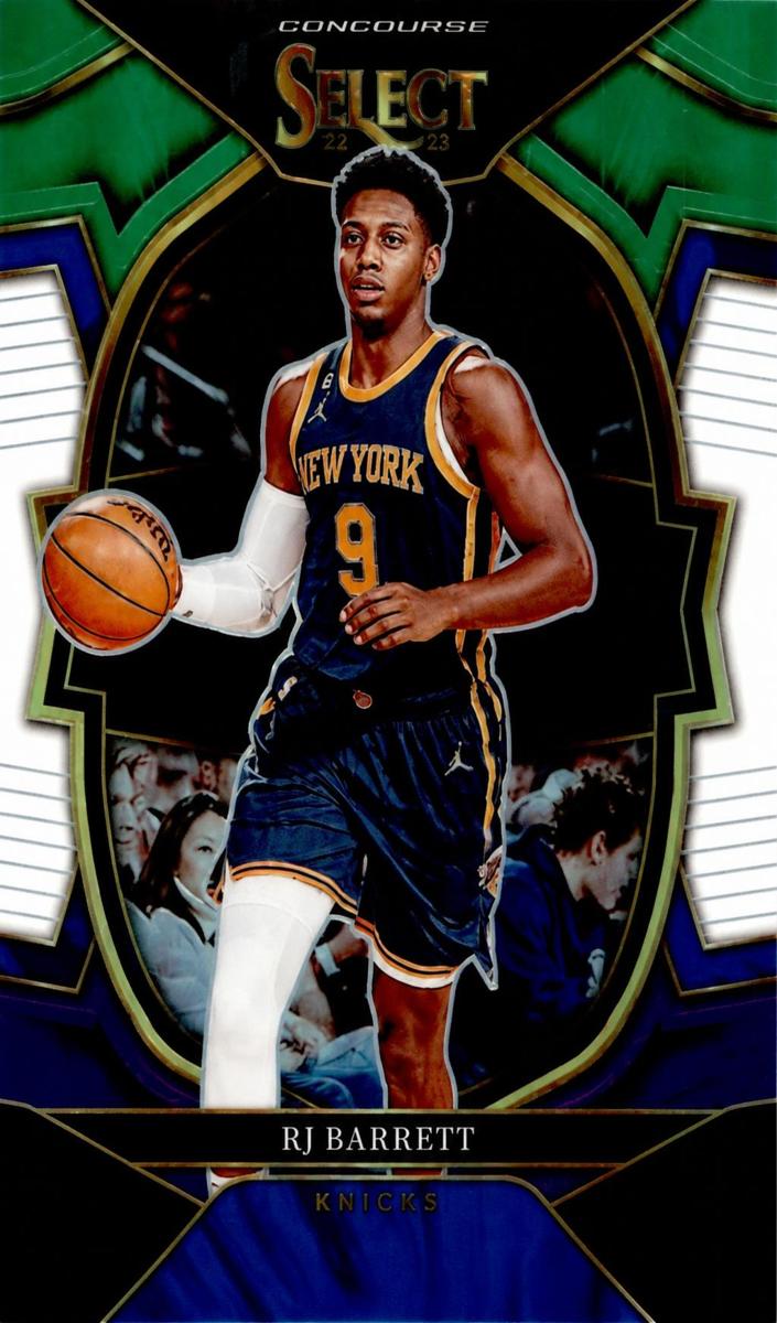2022 Panini Select Basketball Green White Purple RJ Barrett #33