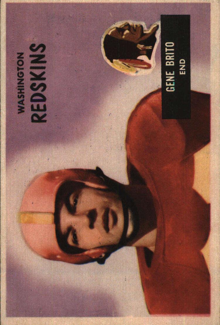 1955 Bowman Football Gene Brito #45
