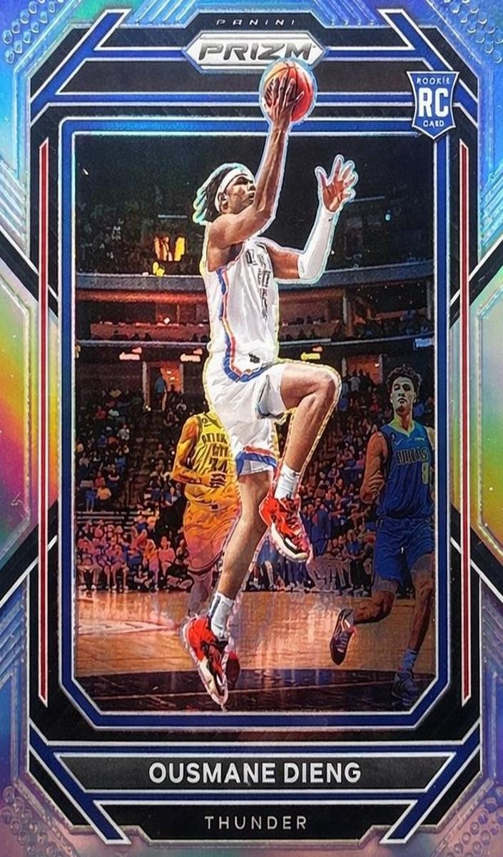 2022 Panini Prizm Basketball Silver Ousmane Dieng #224 PSA 9