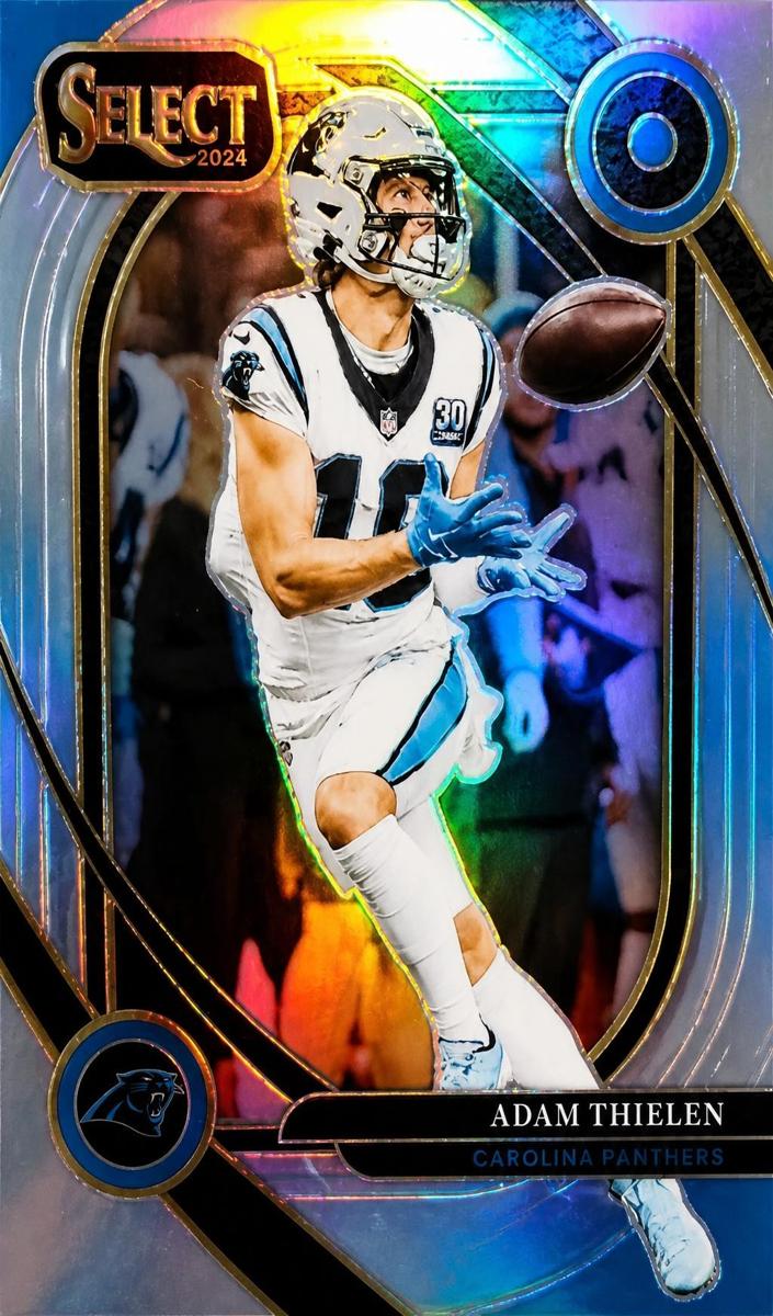 2024 Panini Select Football Silver Die-Cut Adam Thielen #202