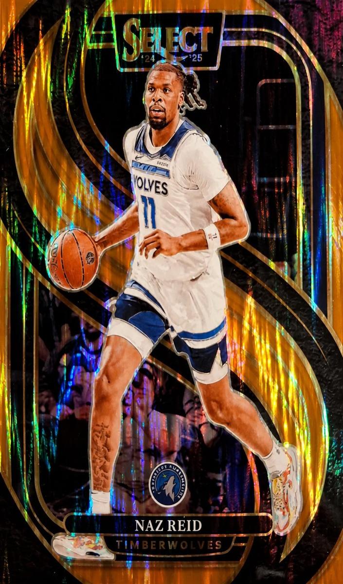2024 Panini Select Basketball Orange Flash Naz Reid #132