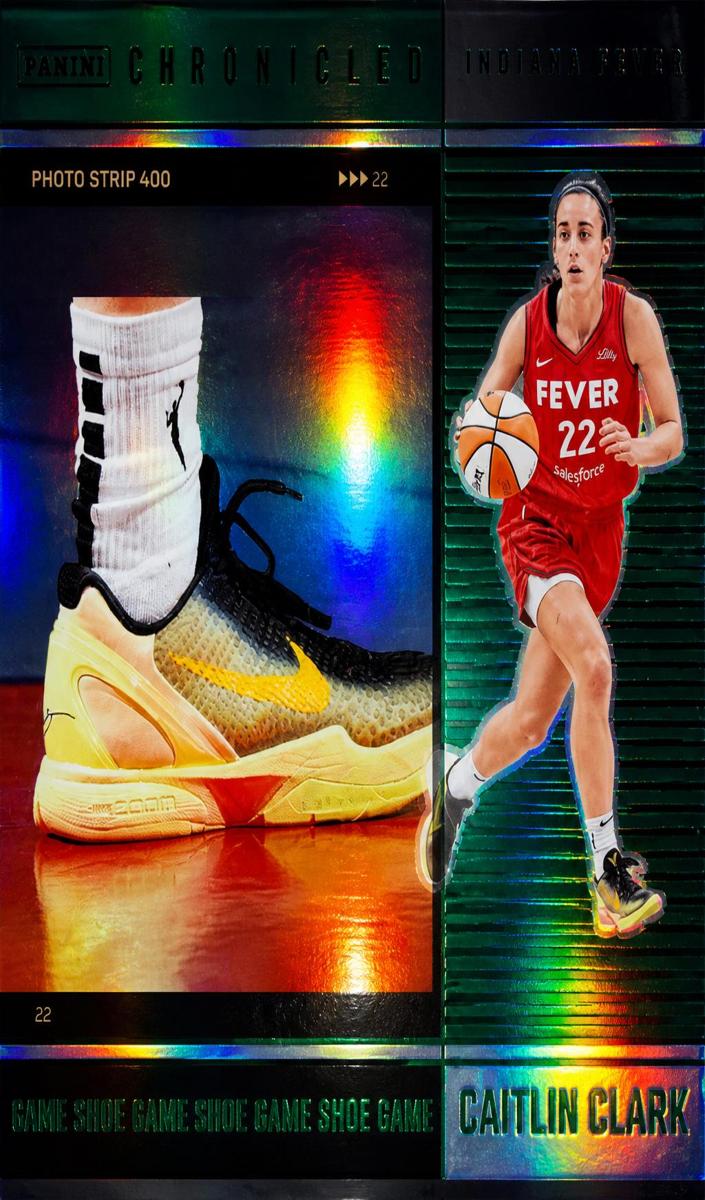 2025 Panini Caitlin Clark Chronicled Basketball Green Holo Caitlin Clark #72