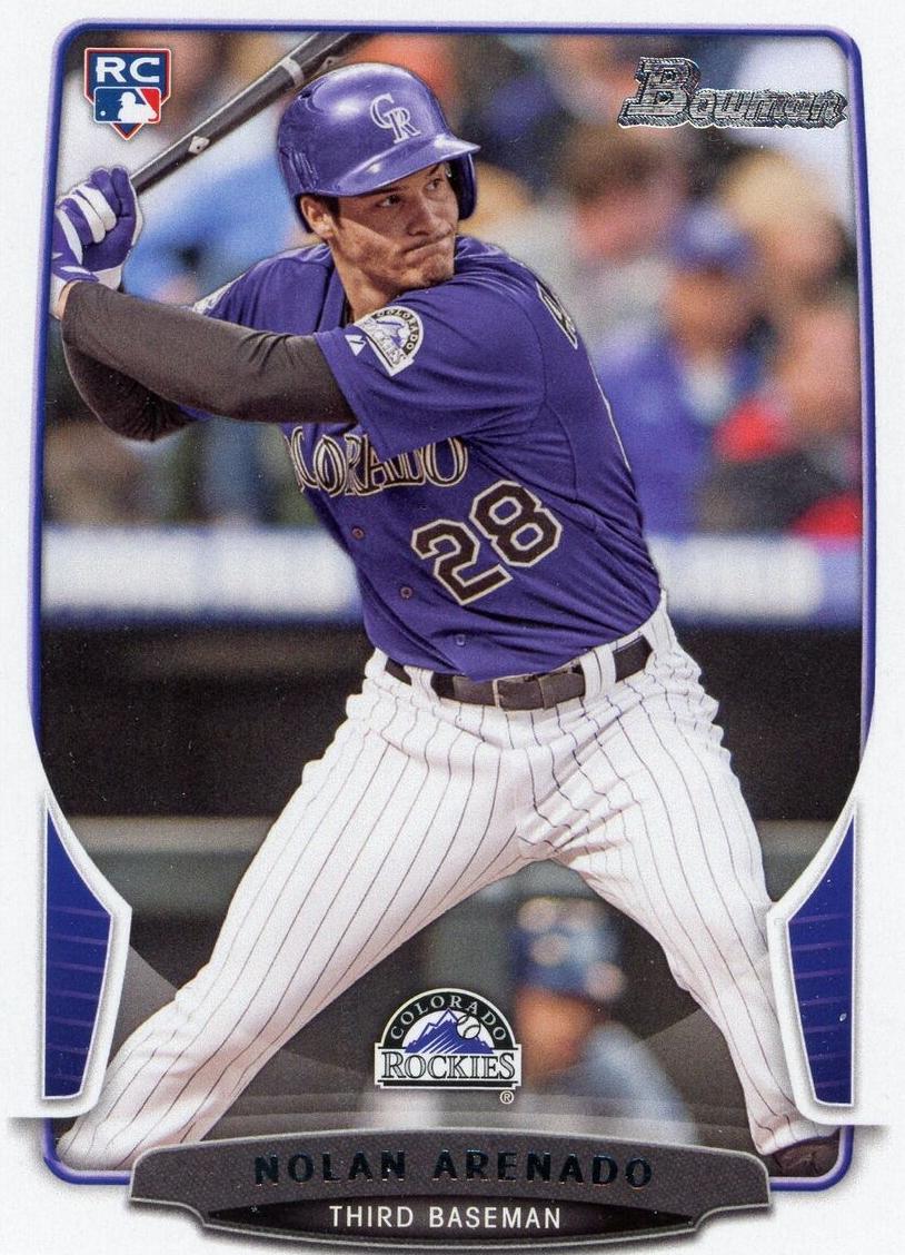 2013 Bowman Draft Picks & Prospects Baseball Nolan Arenado #41 PSA 9