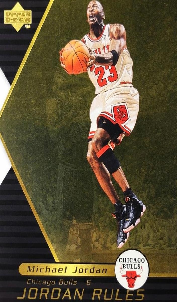 1998 Upper Deck Ovation Basketball Michael Jordan #J13 PSA 8