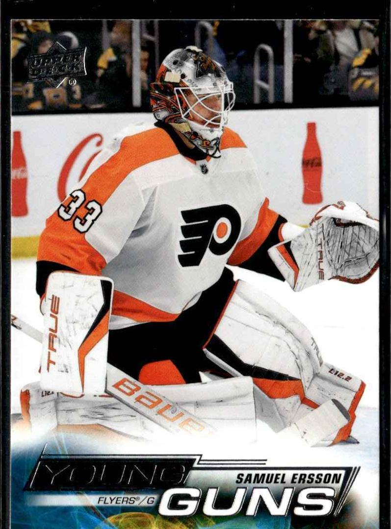 2022 Upper Deck Hockey Samuel Ersson #727 PSA 9